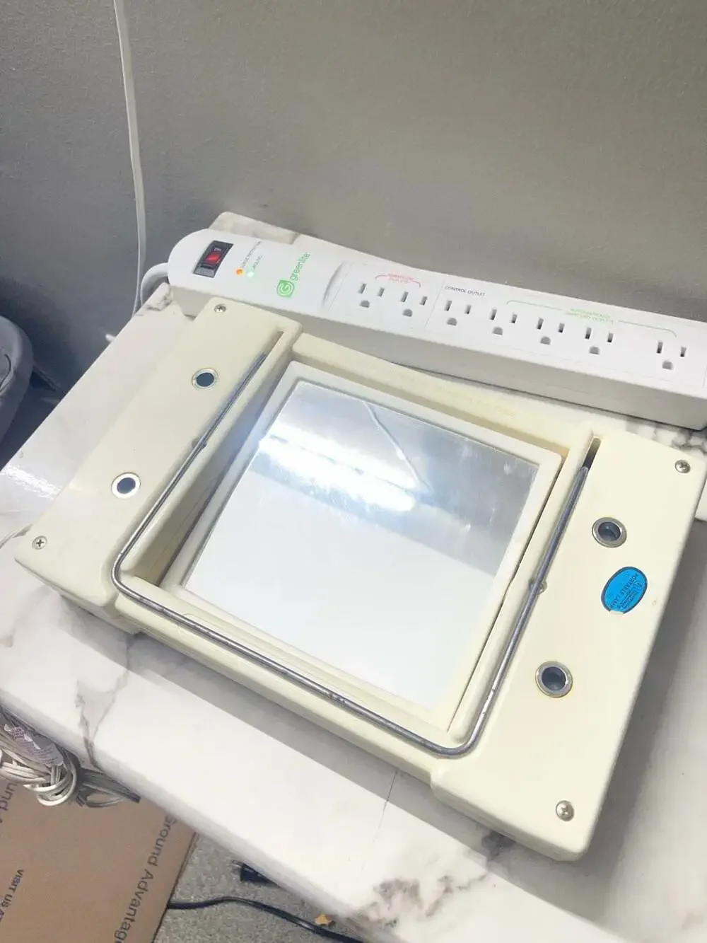 Vintage Jerdon Mirror Go Lightly Illuminated Vanity Makeup Mirror